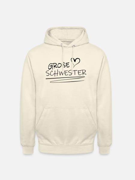 Große Schwester - Unisex Hoodie - Vanille-Milchshake