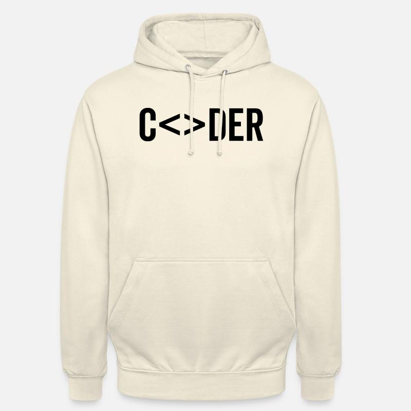 Coder - Unisex Hoodie - vanilla