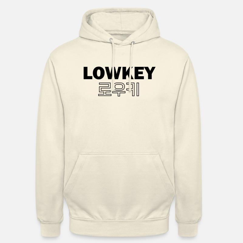 LOWKEY Corée - Sweat-shirt à capuche unisexe - vanille
