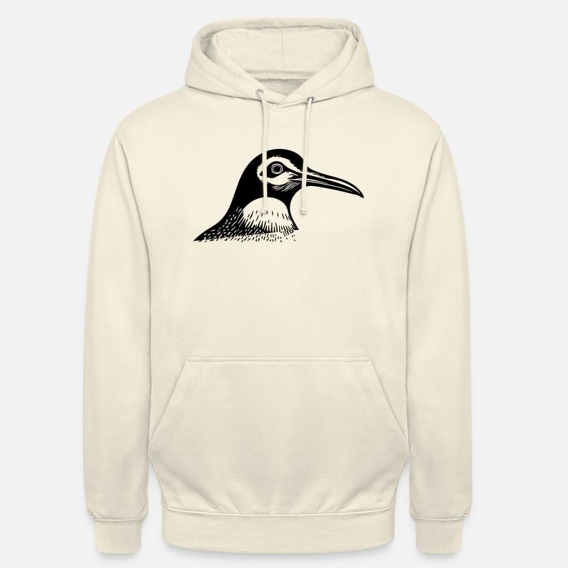 Penguin head - Unisex Hoodie - vanilla