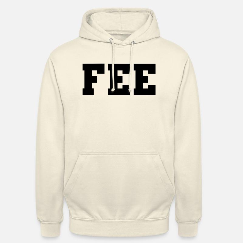 Name - Fee - Unisex Hoodie - Vanille-Milchshake