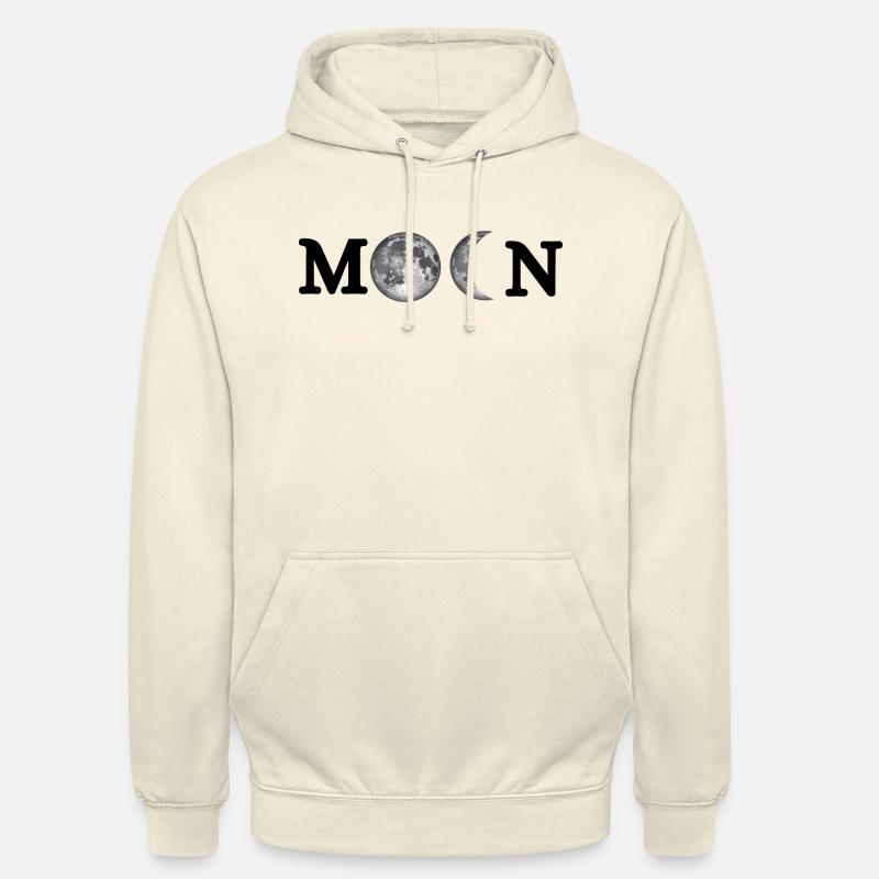 Moon-cadeau original lune - Sweat-shirt à capuche unisexe - vanille