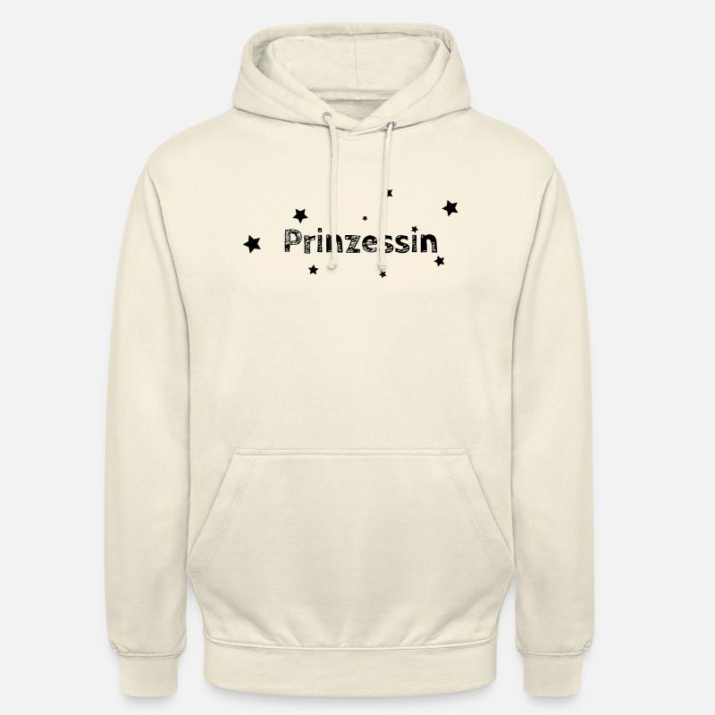 Princesse noir - Sweat-shirt à capuche unisexe - vanille