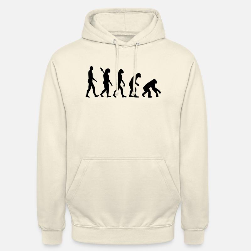 Evolution backwards - Unisex Hoodie - vanilla