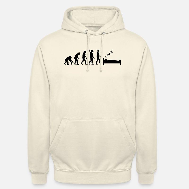 Evolution Dormir - Sweat-shirt à capuche unisexe - vanille