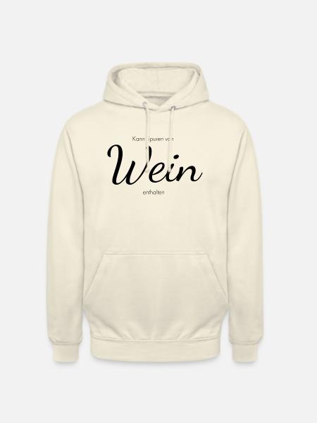 Wein Spuren - Unisex Hoodie - Vanille-Milchshake