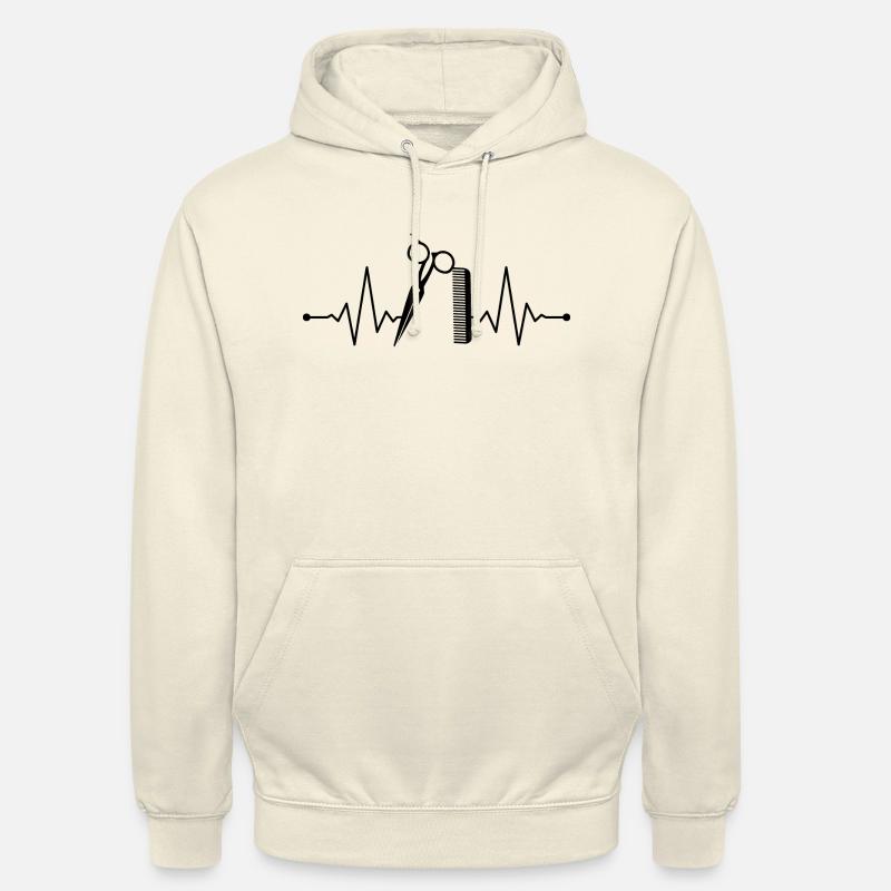 Coiffeur pouls - Sweat-shirt à capuche unisexe - vanille