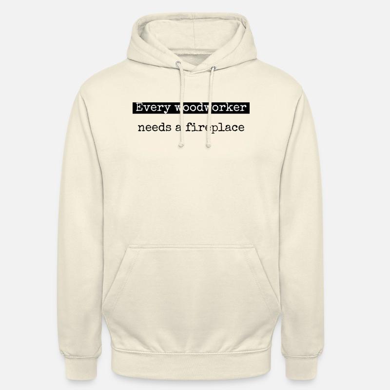 carpenter jokes chainsaw carpenter tools - Unisex Hoodie - Vanille-Milchshake