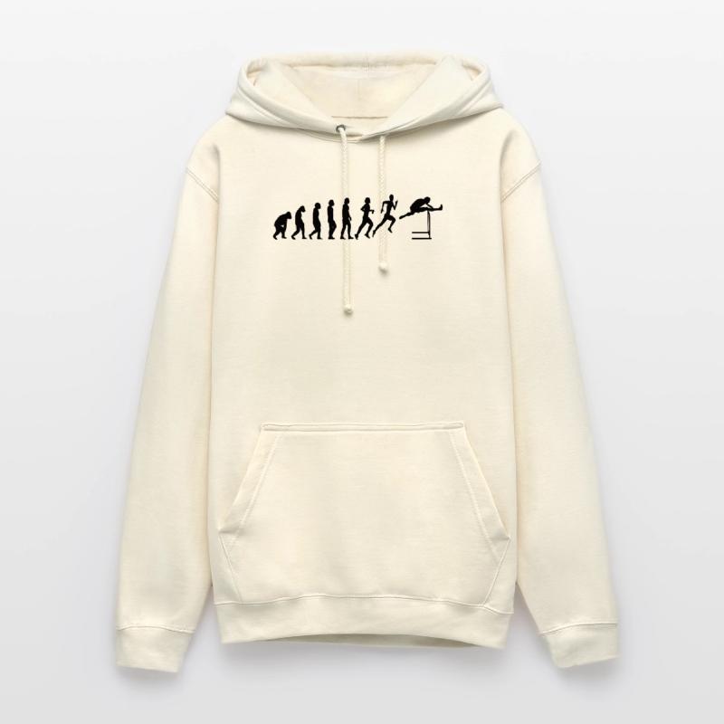 Hurdles Athlétisme Evolution Hurdler Sweat-shirt à capuche unisexe