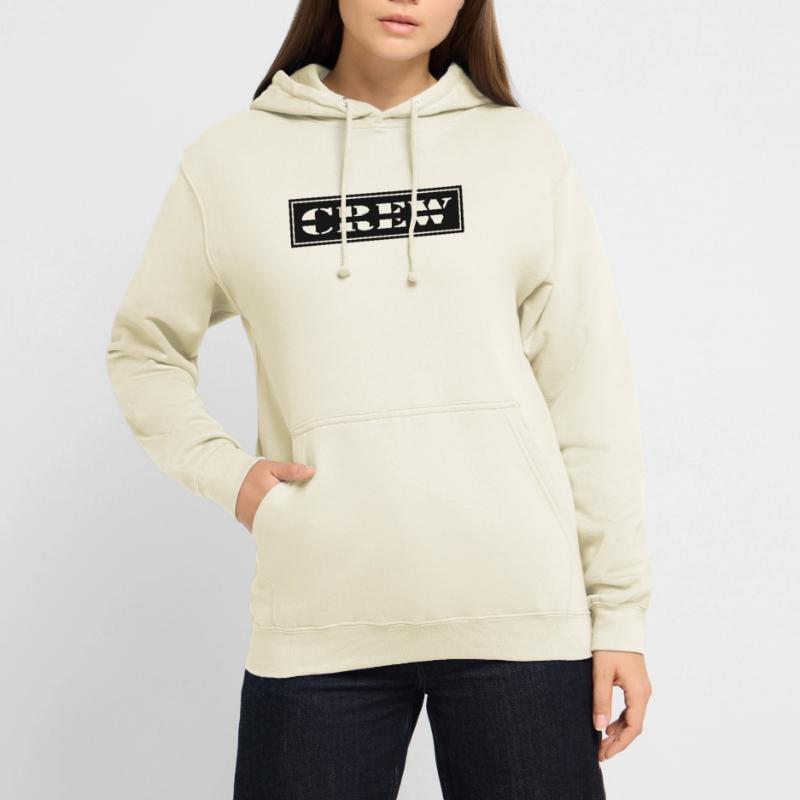 Conception de l’équipage sous forme de patch Sweat-shirt à capuche unisexe