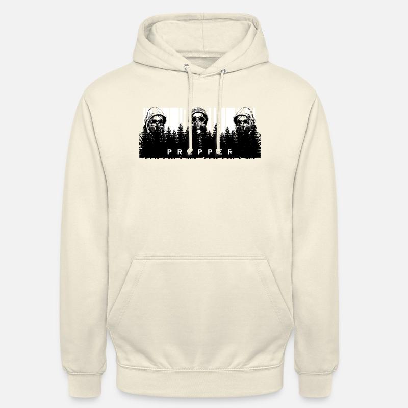 Prepper Code - Sweat-shirt à capuche unisexe - vanille