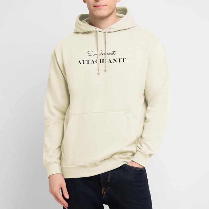 Simplement attachiante Sweat-shirt à capuche unisexe