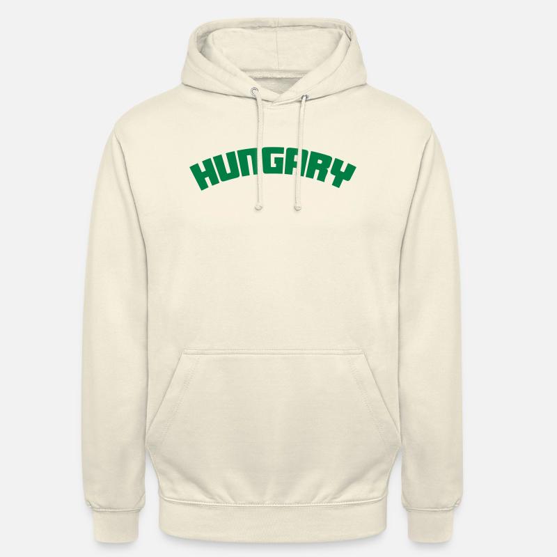 hungary - Sweat-shirt à capuche unisexe - vanille