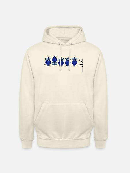 Vogel Kopf - Unisex Hoodie - Vanille-Milchshake