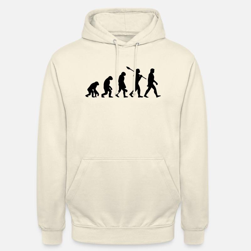 Evolution - Sweat-shirt à capuche unisexe - vanille