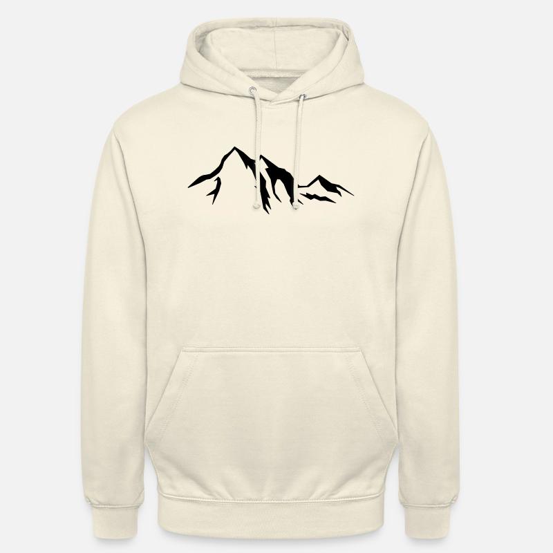 mountains_01 - Unisex Hoodie - Vanille-Milchshake