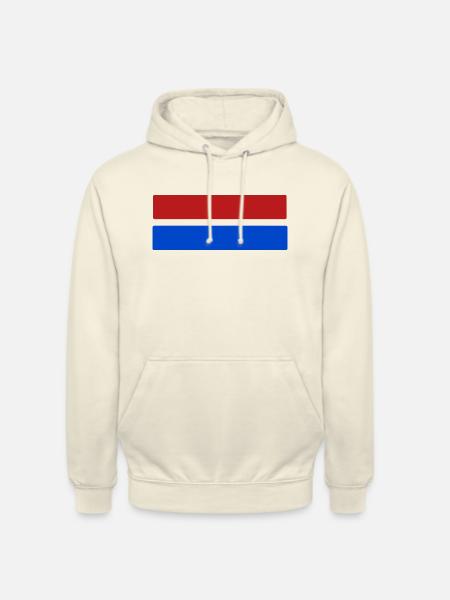 Red Blue - Unisex Hoodie - Vanille-Milchshake