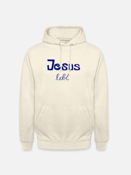 Jesus lebt - Unisex Hoodie - Vanille-Milchshake