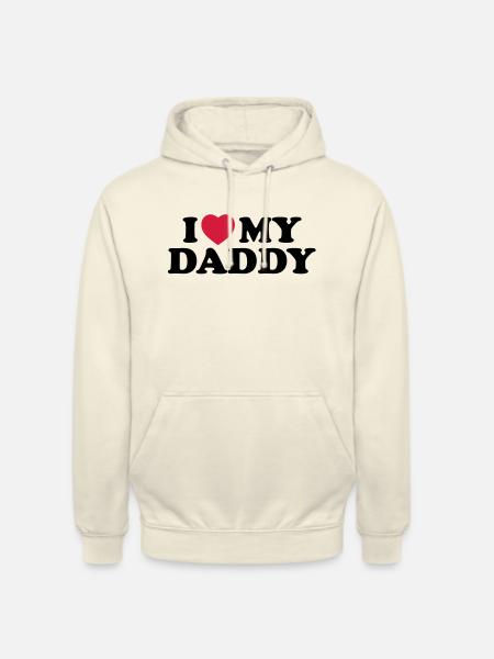 i_love_my_daddy - Unisex Hoodie - vanilla