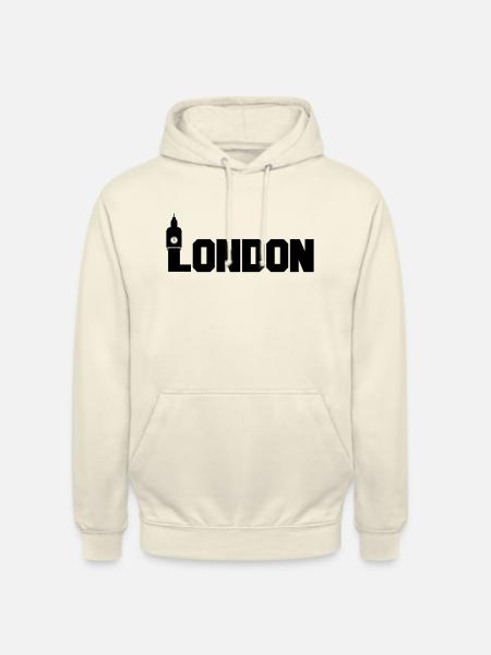 london - Unisex Hoodie - Vanille-Milchshake
