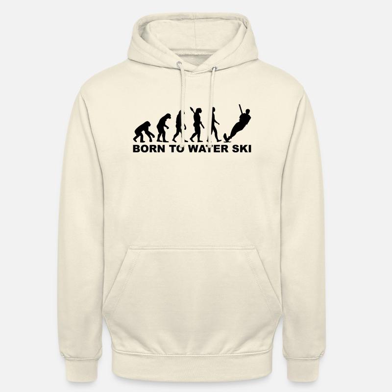 Evolution Water ski - Sweat-shirt à capuche unisexe - vanille