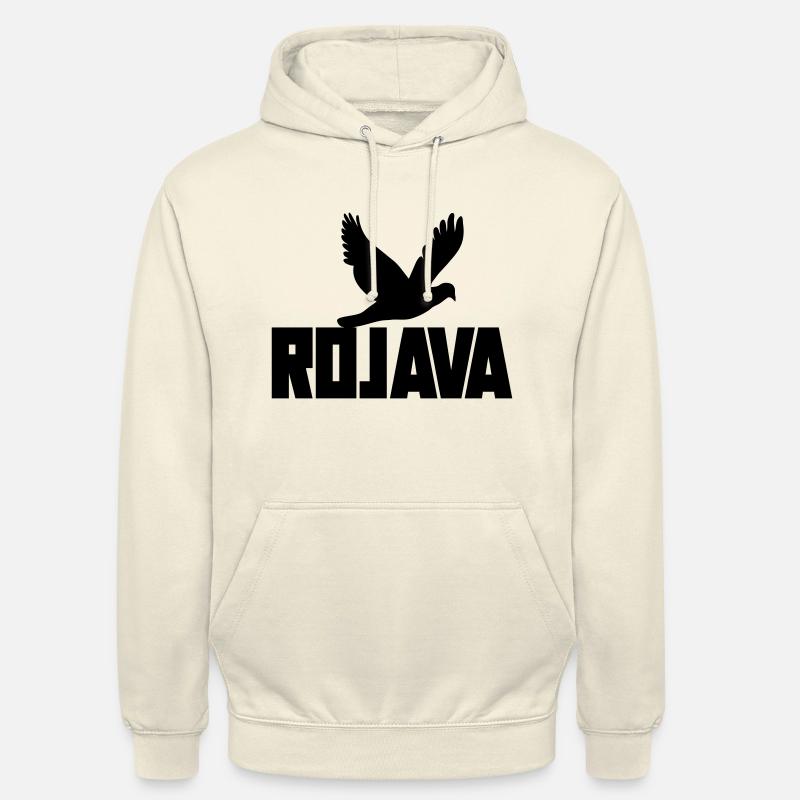 Kurdistan du Rojava - Sweat-shirt à capuche unisexe - vanille