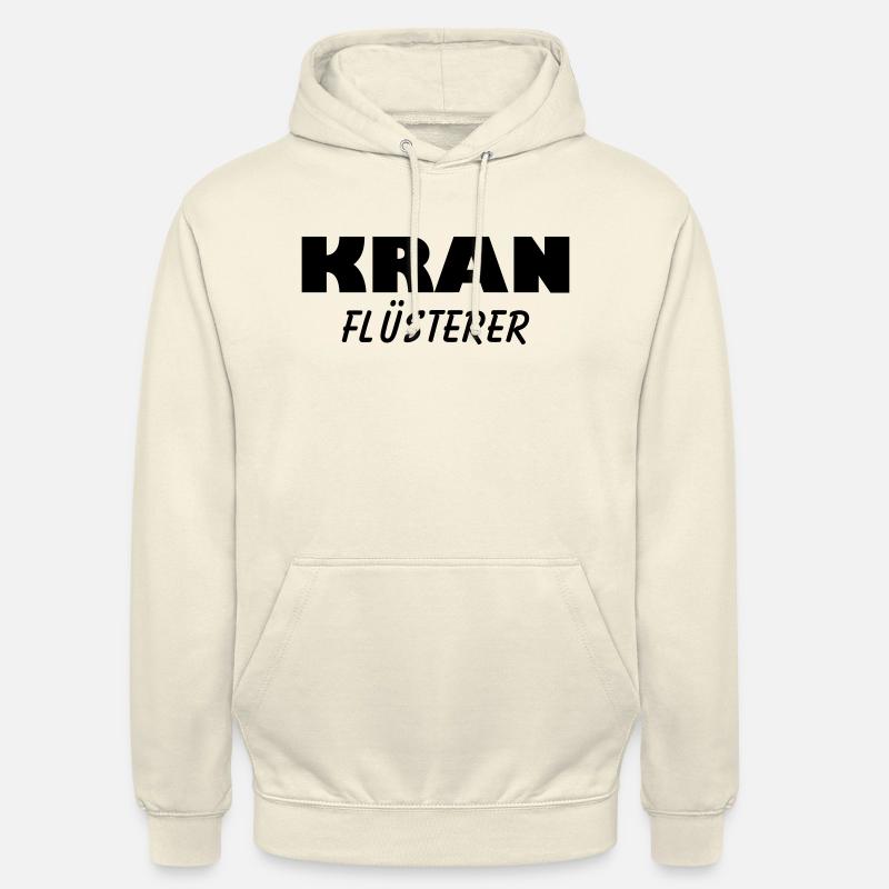 kran flüsterer - Unisex Hoodie - Vanille-Milchshake