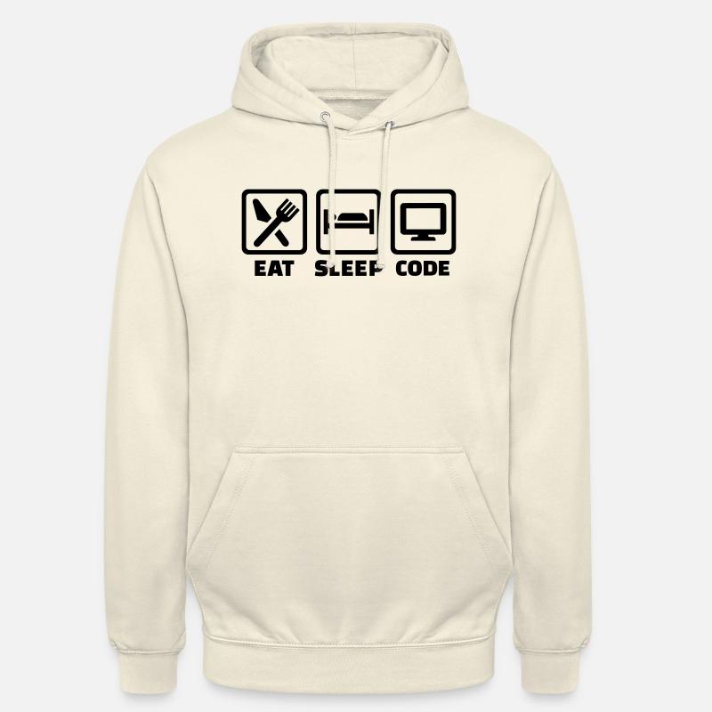 Programmeur - Sweat-shirt à capuche unisexe - vanille