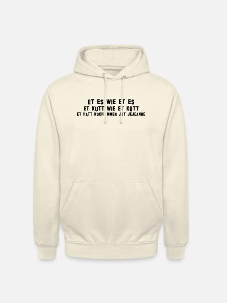 Et comme il et - Sweat-shirt à capuche unisexe - vanille