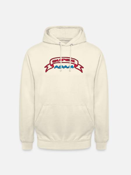 SUPER ADAM - Sweat-shirt à capuche unisexe - vanille