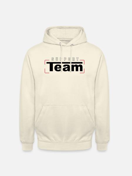 Support Team - Unisex Hoodie - Vanille-Milchshake
