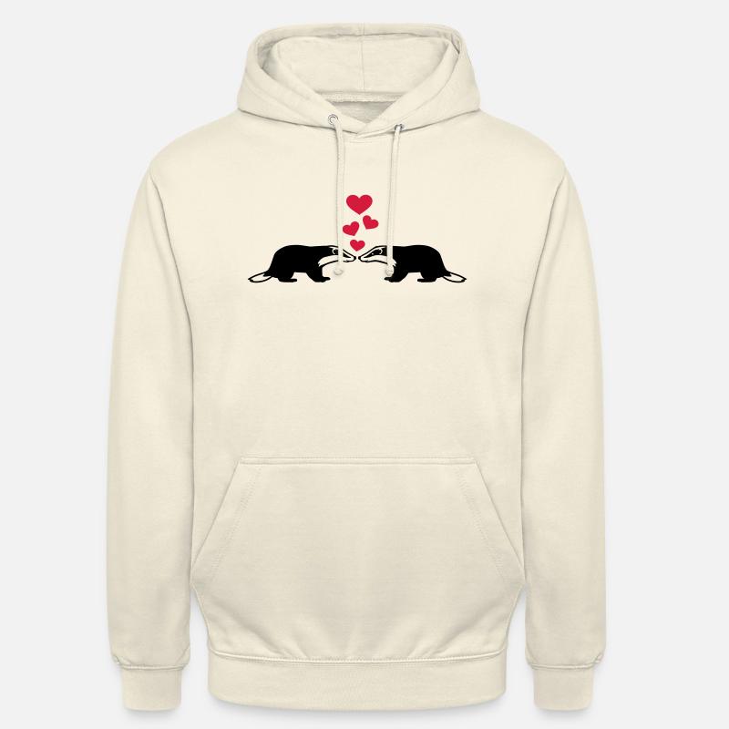 Dachs - Unisex Hoodie - Vanille-Milchshake