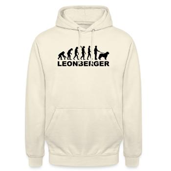 Leonberger - Unisex Hoodie - Vanille-Milchshake - Vorne - Alina (178cm) & Michal (187cm)