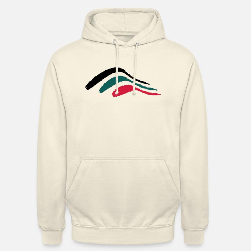 stripe brush_vec_3 de - Unisex Hoodie - Vanille-Milchshake