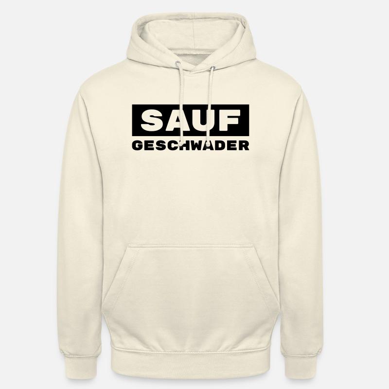 Saufgeschwader / Trinkshirt / Gruppenshirt - Unisex Hoodie - Vanille-Milchshake