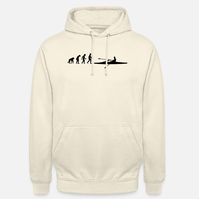Rower Evolution - Unisex Hoodie - vanilla