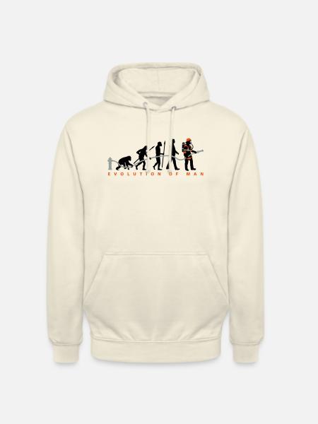 evolution_feuerwehrmann_032015_c_3c - Unisex Hoodie - Vanille-Milchshake