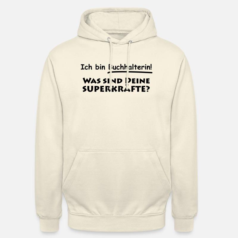ich bin buchhalterin - Unisex Hoodie - Vanille-Milchshake