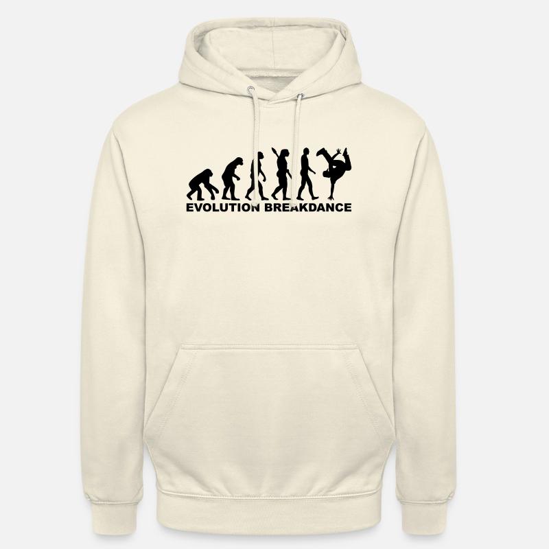 Evolution Breakdance - Sweat-shirt à capuche unisexe - vanille