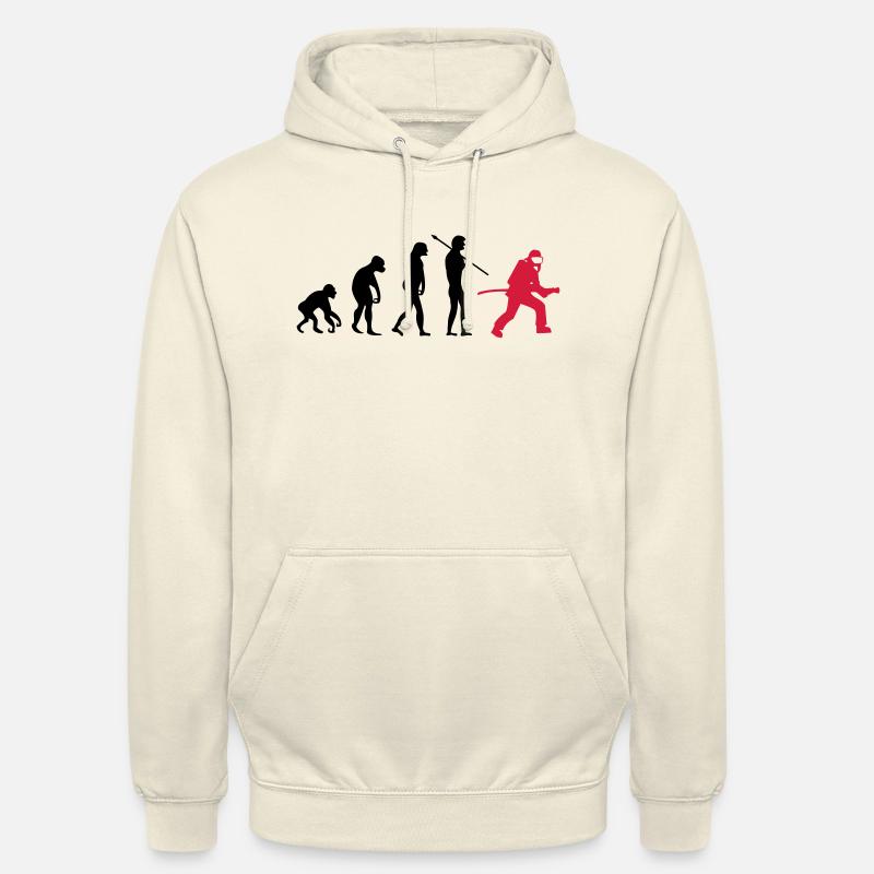 feuerwehr_evolution_02 - Sweat-shirt à capuche unisexe - vanille