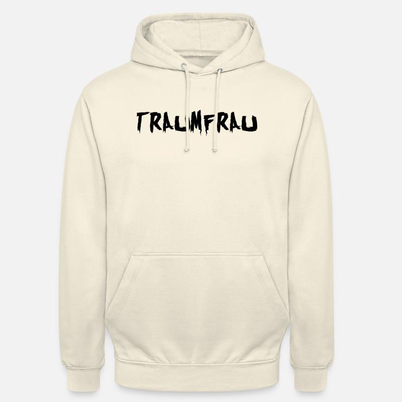 Femme de rêve - Sweat-shirt à capuche unisexe - vanille