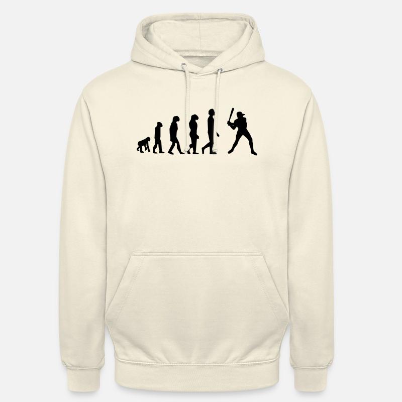 Baseball evolution - Sweat-shirt à capuche unisexe - vanille
