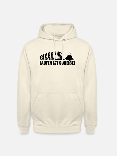 run is shit - Unisex Hoodie - vanilla