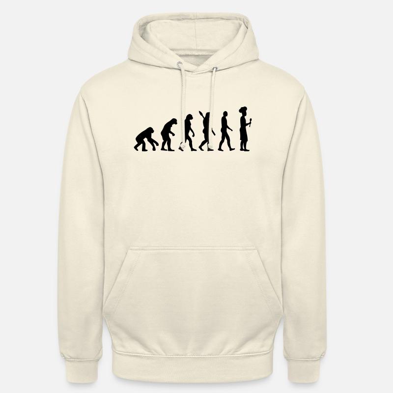 Evolution cook chef - Unisex Hoodie - vanilla