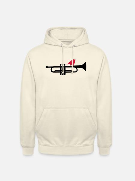 trumpet - Unisex Hoodie - Vanille-Milchshake