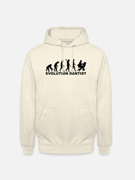 Evolution Dentist - Unisex Hoodie - vanilla