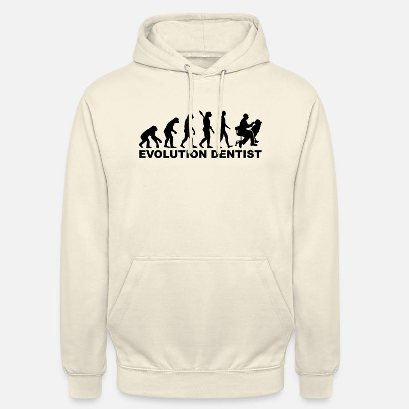 Evolution Dentist - Unisex Hoodie - vanilla