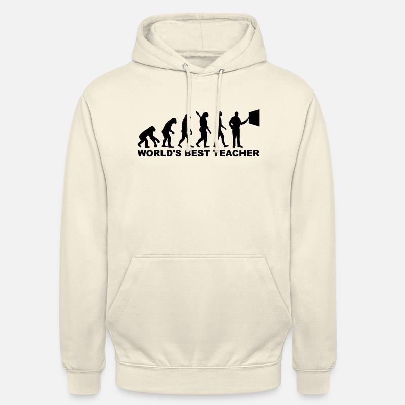 World's Best teacher - Sweat-shirt à capuche unisexe - vanille