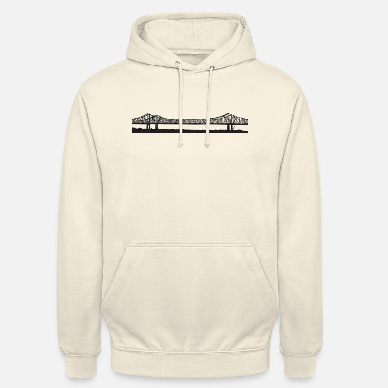 CONSTRUCTEUR DE PONT - Sweat-shirt à capuche unisexe - vanille