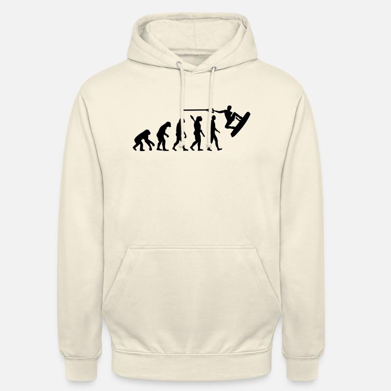 Evolution Wakeboard - Unisex Hoodie - vanilla